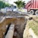 Rotura de tubería afecta a sector de Santiago