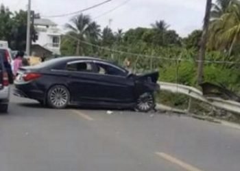 Hombre resulta herido en accidente de tránsito en Mao