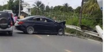 Hombre resulta herido en accidente de tránsito en Mao