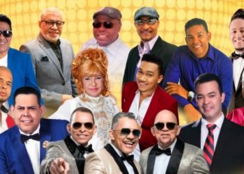 Estrellas de la música popular en baile de fin de año en el Jaragua