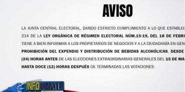 Entró en vigencia este sábado la prohibición de venta de bebidas alcohólicas