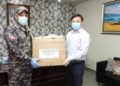 Donan 40 mil mascarillas a agentes de la Policía Nacional