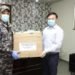 Donan 40 mil mascarillas a agentes de la Policía Nacional