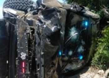 Nelson Cruz dice sólo su chofer iba en el vehículo al momento del accidente