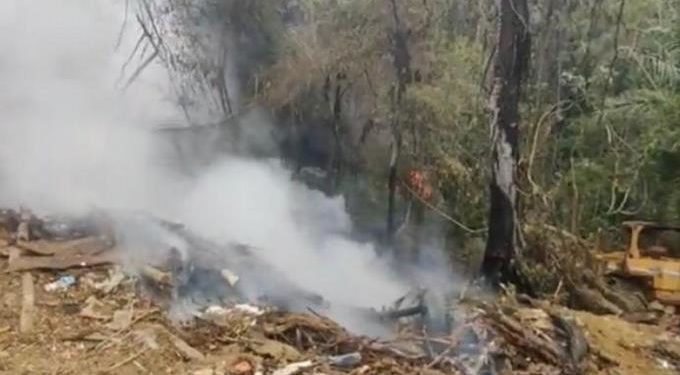 Incendio afecta alrededores de vertedero de Sosúa en Puerto Plata