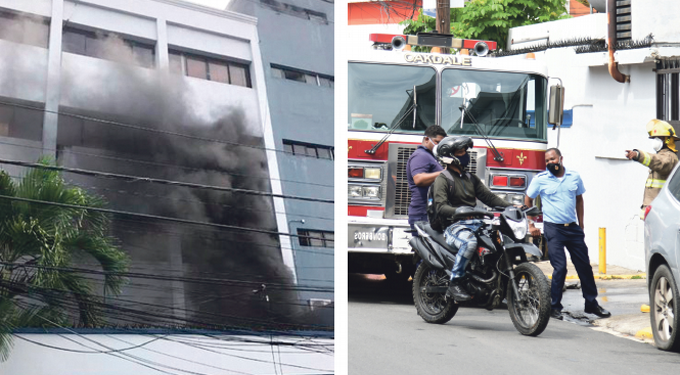 Incendio en el Ministerio de Salud Pública; no hubo pérdidas humanas