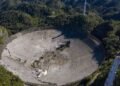 Se cae radiotelescopio en Puerto Rico