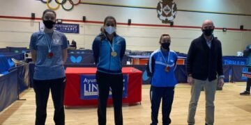Eva Brito gana oro en Campeonato Estatal Tenis de Mesa en España
