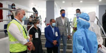 Departamento Aeroportuario supervisa cumplimiento protocolo por Covid-19 en el AILA