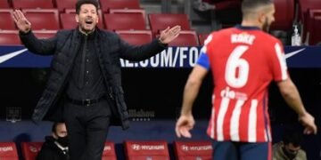 Simeone gana en partido 500 con Atlético de Madrid