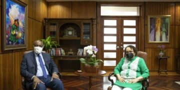 Procuradora Miriam Germán Brito se reúne con ministro de Energía y Minas