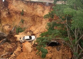 CODIA advierte terreno en construcción en Gascue podría seguir derrumbándose