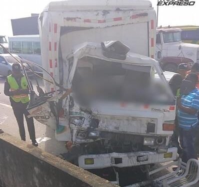 Accidente deja un muerto y un herido en autopista Las Américas