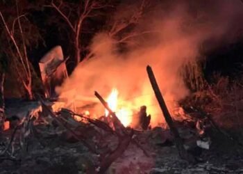 La avioneta cargada de drogas que se estrelló en Pedernales venía de Colombia