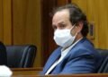 Dantas Bezerra se reunió con Conrado Pittaluga en el baño del Palacio de Justicia durante receso