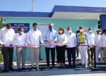 Presidente Abinader inaugura Planta de tratamiento y Sistema de aguas residuales en Luperón