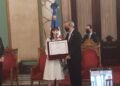 Presidente Abinader condecora a embajadora de Estados Unidos con orden al mérito Duarte, Sánchez y Mella