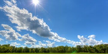 Escasas lluvias y temperaturas frescas en gran parte del país