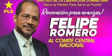 Felipe Romero anuncio formalmente sus aspiraciones al Comité Central del PLD