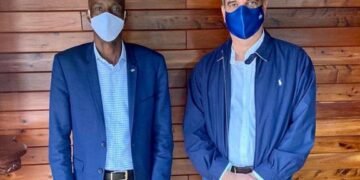 Abinader y presidente de Haití se reunieron en la frontera