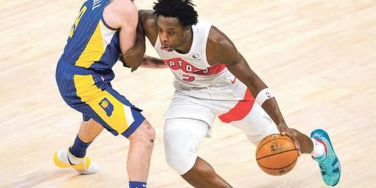 Anunoby encesta 30 en el triunfo de los Raptors