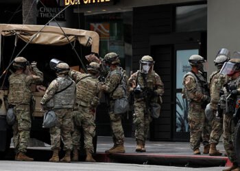 Despliegan militares de la Guardia Nacional ante protestas electorales en EEUU