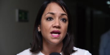 Faride denuncia protestantes por el 30% AFP rompieron a pedradas cristales de su oficina