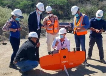 Utilizan drones para levantamiento fotogramétrico en presa Monte Grande