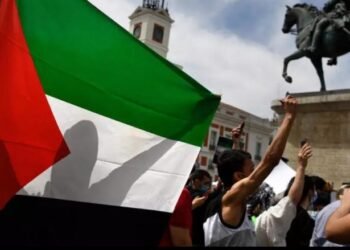 Miles de personas se manifiestan en Madrid en apoyo a la causa palestina