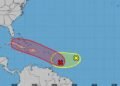 Depresión tropical generaría lluvias e inundaciones en RD desde miércoles