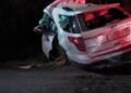 Mueren dos personas y cuatro resultan heridas en accidente en la carretera Higüey-Yuma