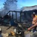 Fuego destruye 11 viviendas en Montecristi y apresan mujer por causarlo