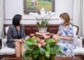 Raquel Peña y Raquel Arbaje encabezan reunión en favor de la niñez con problemas hepáticos