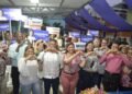 Margarita Cedeño recibe apoyo de dirigentes PLD