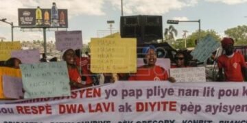 Las mujeres haitianas salen a las calles para exigir sus derechos
