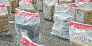 DNCD ocupa 1,402 paquetes de cocaína y apresa a ocho personas