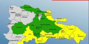 República Dominicana tiene 21 provincias bajo alerta meteorológica ante paso de la tormenta Fiona