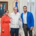 Nelson Cruz y su hermana gobernadora llevan necesidades de Montecristi al presidente Abinader