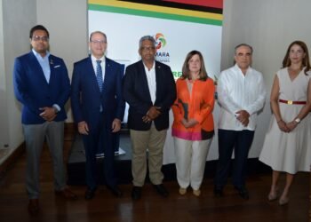 Cámara de Santo Domingo ofrece almuerzo de bienvenida a los empresarios que acompañan al presidente Irfaan Ali de Guyana en visita oficial al país