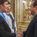 José Paliza asiste a juramentación de Javier Milei en Argentina