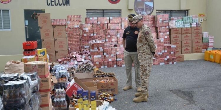 Cesfront entrega a Ceccom un millón de cigarrillos incautados en zona fronteriza