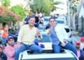 Abel en caravana en Santiago: «¡El orden sigue con Víctor Fadul!»