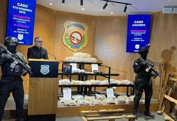 Autoridades confiscan 255 paquetes de droga.