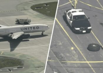 Avión de United Airlines pierde una rueda tras despegar del aeropuerto de San Francisco