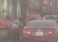 Policía Nacional investiga caso de motorista armado que atracó a conductor en Las Américas