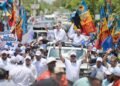 Luis Abinader realiza caravanas junto a candidatos congresuales en las provincias del noroeste