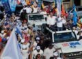 PRM suspende caravana de Abinader de este domingo en el Distrito Nacional por lluvias