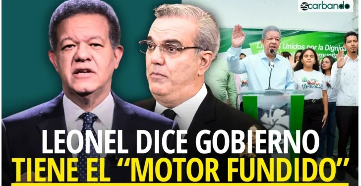 Abinader responde crítica de Leonel sobre que su Gobierno tiene el “motor fundido”