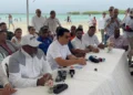 David Collado anuncia remozamiento de la playa de Boca Chica