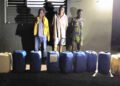 Ejército detiene a dominicano y dos haitianos con 55 galones de clerén en Dajabón